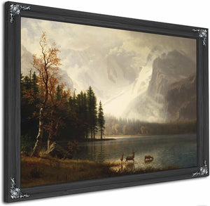 Estes Park Colorado Whytes Lake By Albert Bierstadt