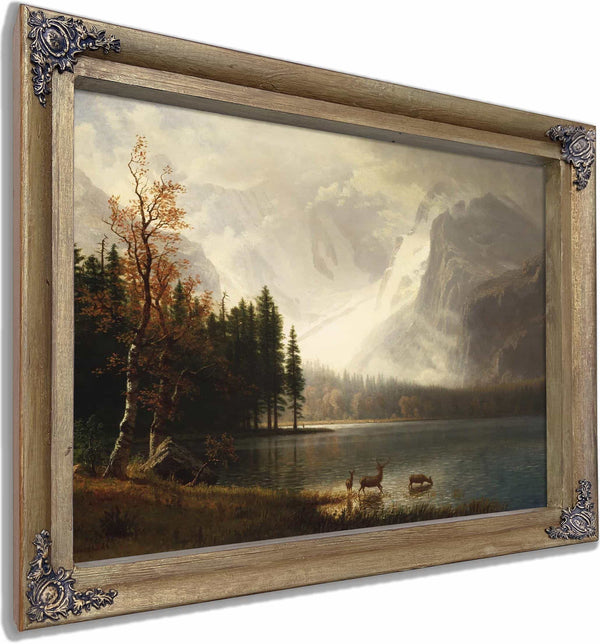 Estes Park Colorado Whytes Lake By Albert Bierstadt