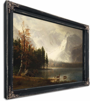 Estes Park Colorado Whytes Lake By Albert Bierstadt