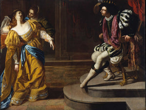 Artemisia Gentileschi Esther Before Ahasuerus By Artemisia Gentileschi