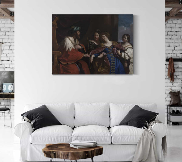 Guercino Esther Before Ahasuerus By Guercino