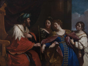 Guercino Esther Before Ahasuerus By Guercino