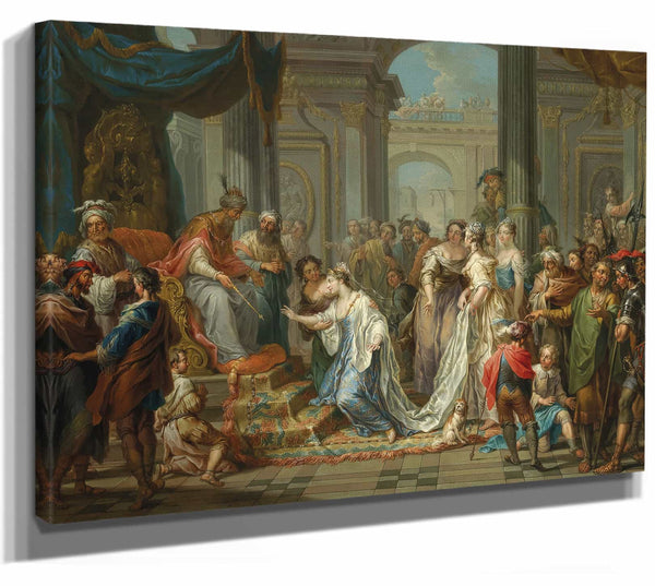 Esther Before King Ahasuerus By Franz Christoph Janneck