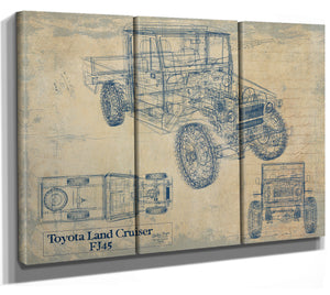 Toyota Land Cruiser FJ45  Original Artwork