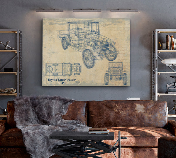 Toyota Land Cruiser FJ45  Original Artwork