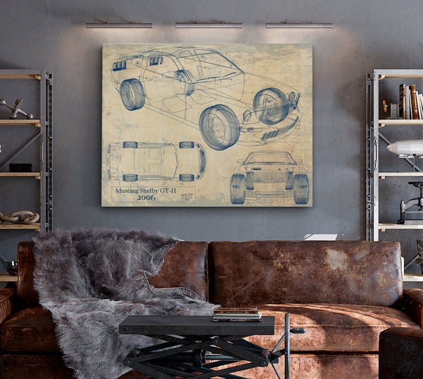 2006 Ford Mustang Shelby Gt H  Original Artwork