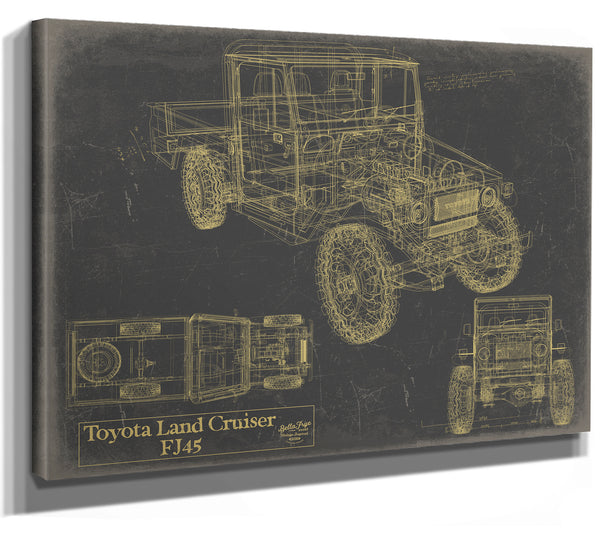 Toyota Land Cruiser FJ45  Original Artwork