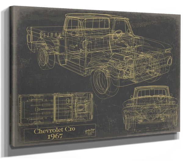 1967 Chevrolet C10 Original Artwork