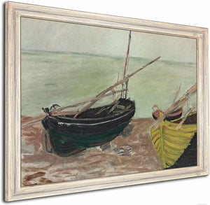 Etude De Bateaux Sur La Plage Detretat By Claude Monet 1