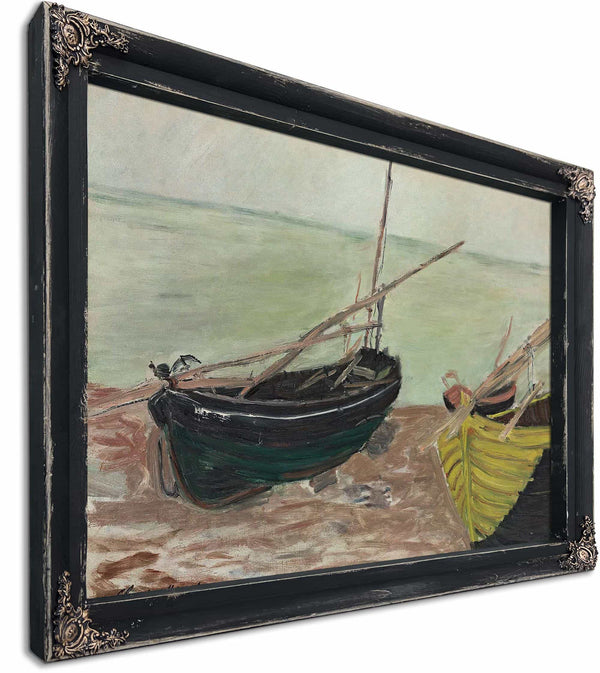 Etude De Bateaux Sur La Plage Detretat By Claude Monet 1