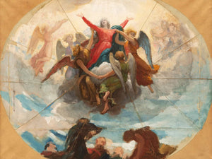 William Bouguereau Etude Pour Le Plafond De La Chapelle De Vierge A La Rochelle By William Bouguereau