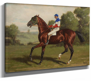 Eurus With Jockey Up By Henry Stull