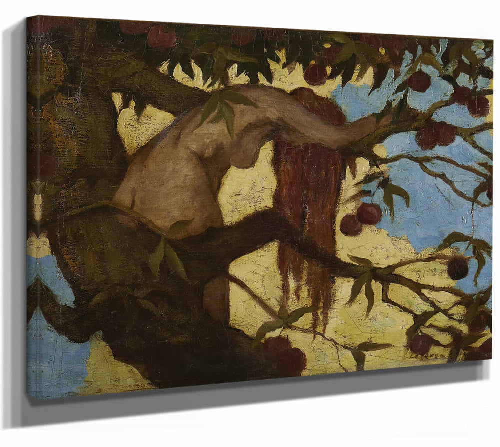 John La Farge 14" x 11" / Stretched Canvas Wrap Eve By John La Farge