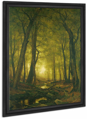 Evening In The Woods By Worthington Whittredge