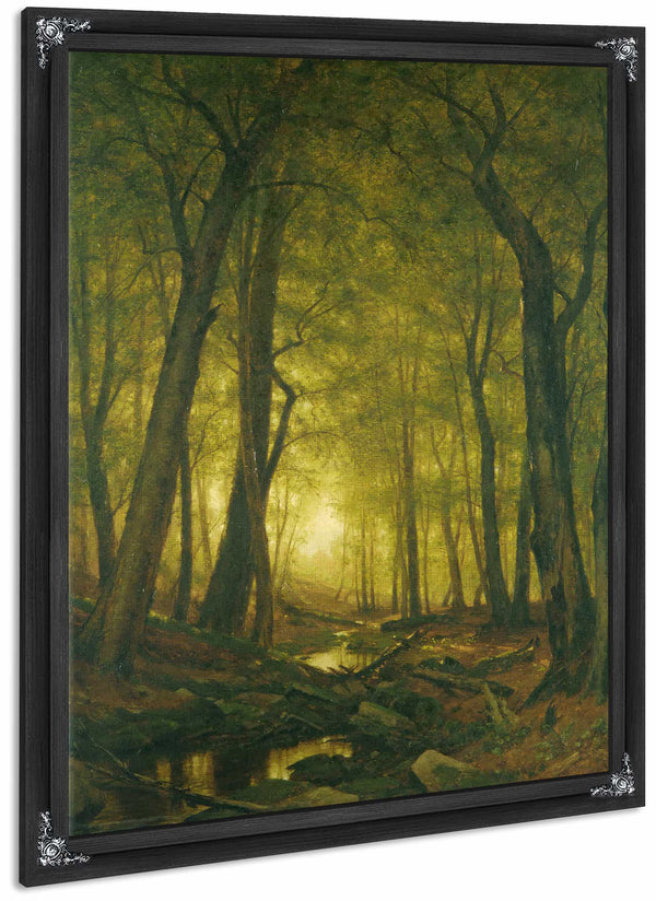 Evening In The Woods By Worthington Whittredge