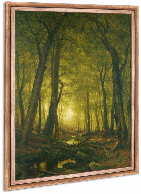 Evening In The Woods By Worthington Whittredge