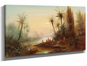 Albert Rieger Evening On The Nile By Albert Rieger