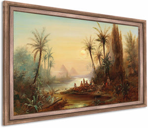 Evening On The Nile By Albert Rieger