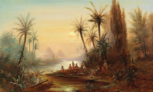 Albert Rieger Evening On The Nile By Albert Rieger