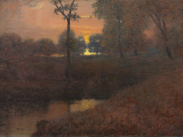 Hugh Huntington Howard Evening By Hugh Huntington Howard