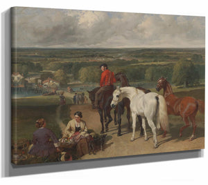 Exercising The Royal Horses By John Frederick Herring Snr