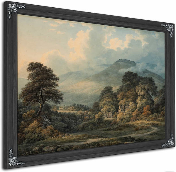 Extensive Landscape With Distant Mountains By John Glover