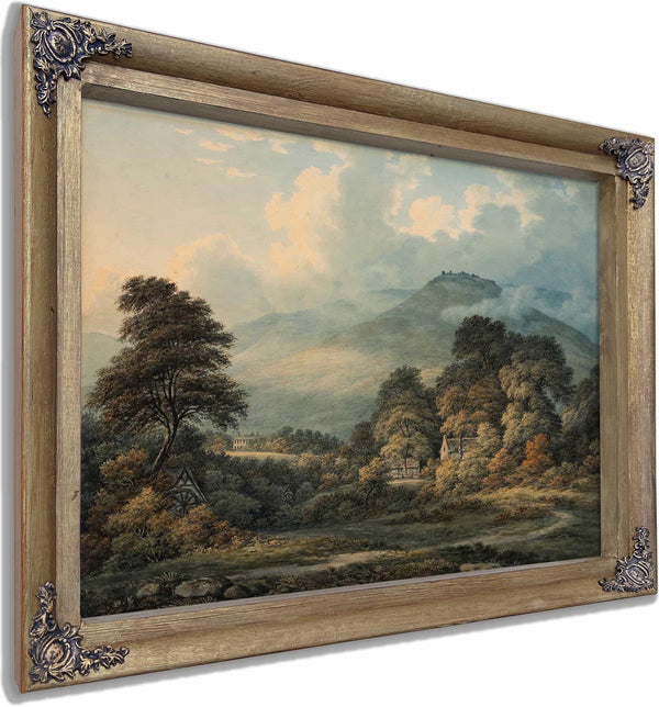 Extensive Landscape With Distant Mountains By John Glover