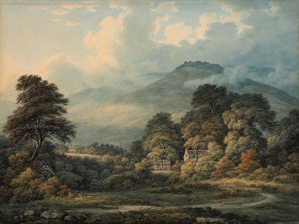 John Glover Extensive Landscape With Distant Mountains By John Glover