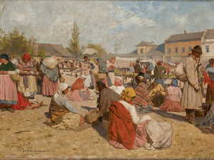 Antoni Kozakiewicz Fair At Wieliczka By Antoni Kozakiewicz