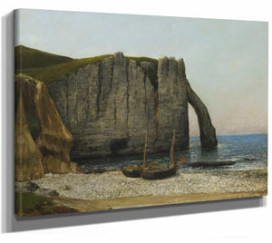 Falaises Detretat By Gustave Courbet 1