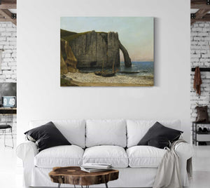 Gustave Courbet Falaises Detretat By Gustave Courbet 1