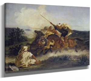 Eugene Delacroix Fantasia Arabe By Eugene Delacroix