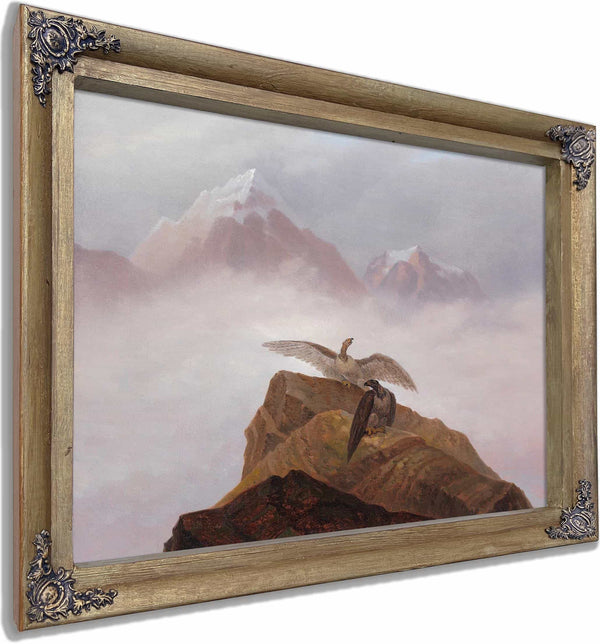 Fantasy Of The Alps By Carl Gustav Carus