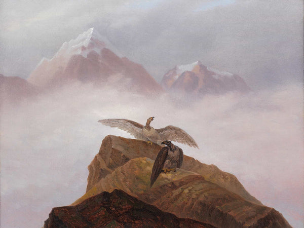 Carl Gustav Carus Fantasy Of The Alps By Carl Gustav Carus