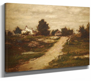 Farmhouse On A Hill By Charles Linford