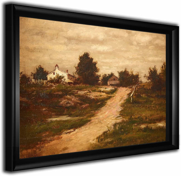 Farmhouse On A Hill By Charles Linford