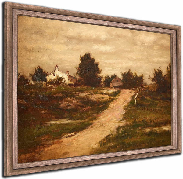 Farmhouse On A Hill By Charles Linford