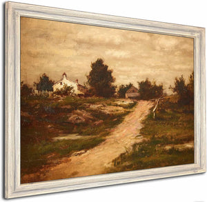 Farmhouse On A Hill By Charles Linford