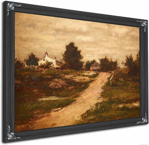 Farmhouse On A Hill By Charles Linford