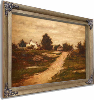 Farmhouse On A Hill By Charles Linford