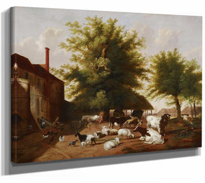 Farmyard Scene By Jacob Cox