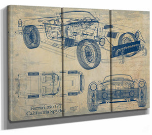 Ferrari 250 Gt Swb California Spyder Wall Art from Bella Frye.