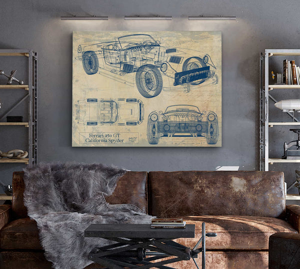 Ferrari 250 Gt Swb California Spyder Wall Art from Bella Frye.