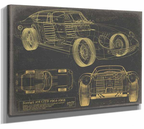 Ferrari 275 Gtb 1964 1968 Wall Art from Bella Frye.