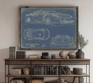 Ferrari 488 gt3 Evo 2020 Wall Art from Bella Frye.