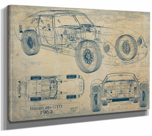 Ferrari 250Gto (Seriesi)1962 Wall Art from Bella Frye.