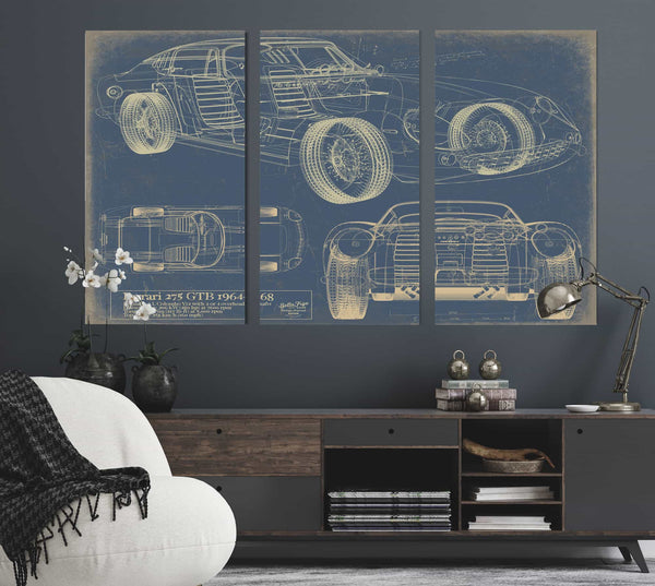 Ferrari 275 Gtb 19641968 Wall Art from Bella Frye.