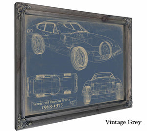 Ferrari 365 Daytona Gtb 4 1968-1973 Wall Art from Bella Frye.