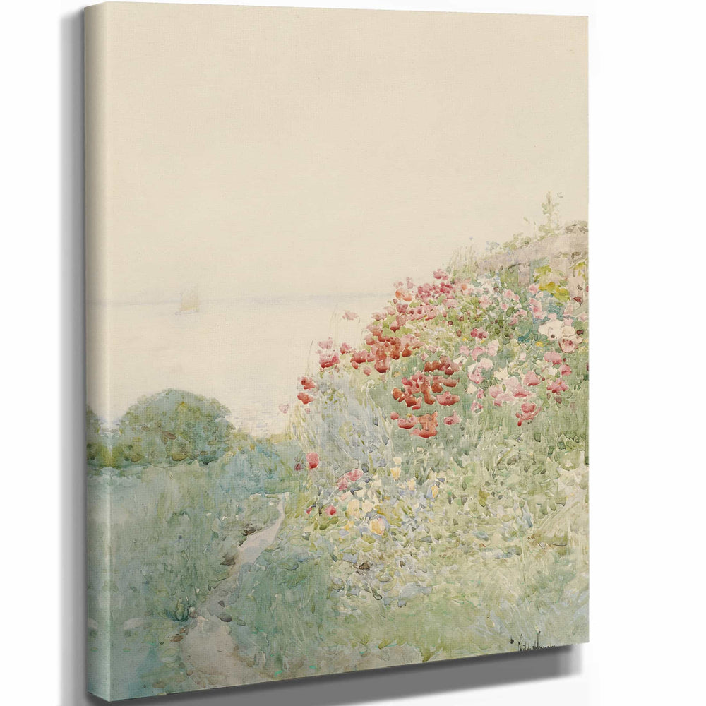 Childe Hassam Field Of Poppies Isles Of Shoals By Childe Hassam