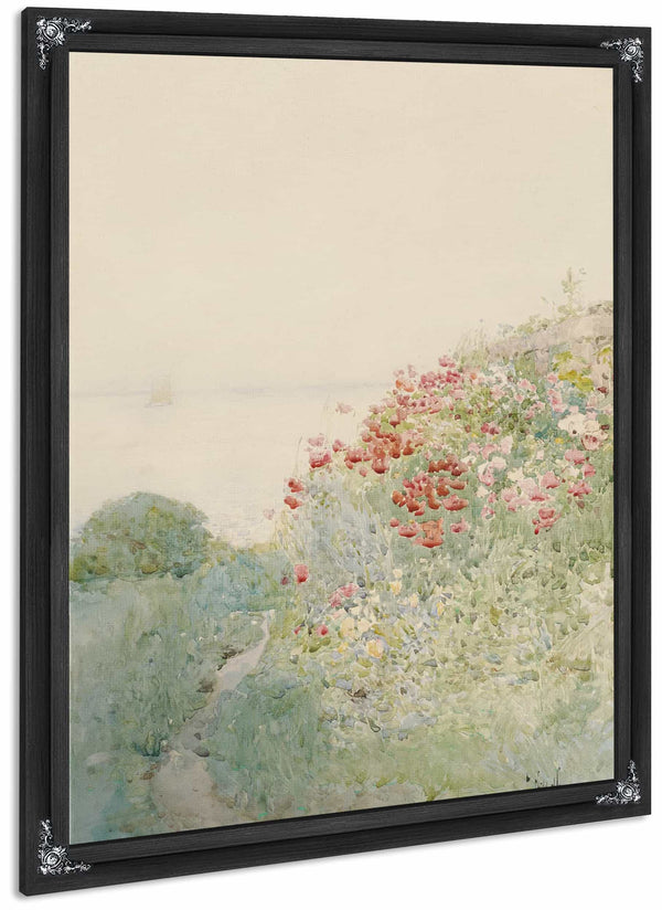 Field Of Poppies Isles Of Shoals By Childe Hassam